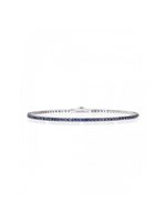 Bracciale Recarlo Face Cube in Oro bianco Zaffiro 0.93 Ct T39SE884/NZB-21 - T39SE884/NZB-21